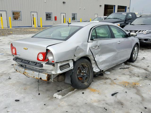 1G1ZB5EB0AF318670 - 2010 CHEVROLET MALIBU LS SILVER photo 4