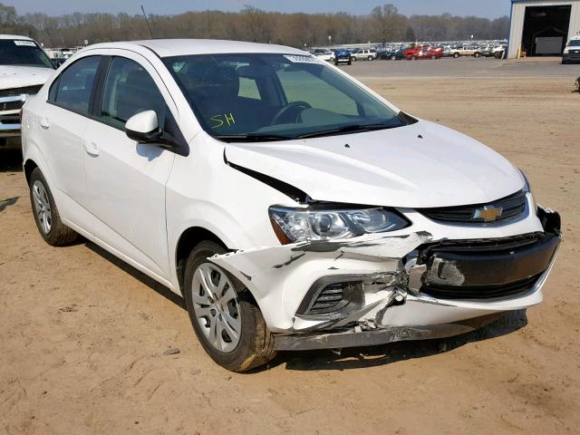 1G1JB5SH8H4178573 - 2017 CHEVROLET SONIC LS WHITE photo 1