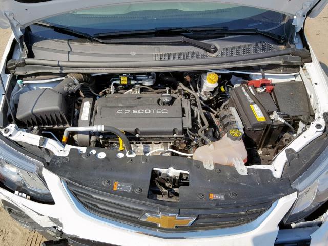 1G1JB5SH8H4178573 - 2017 CHEVROLET SONIC LS WHITE photo 7