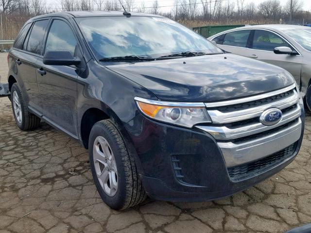 2FMDK4GC9DBB43404 - 2013 FORD EDGE SE BLACK photo 1