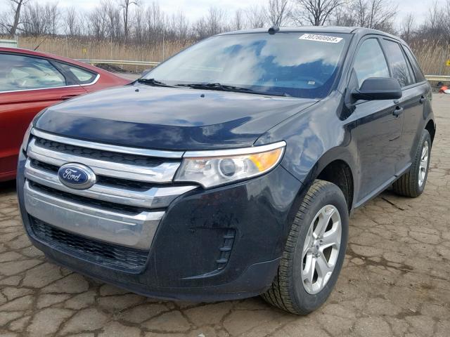 2FMDK4GC9DBB43404 - 2013 FORD EDGE SE BLACK photo 2