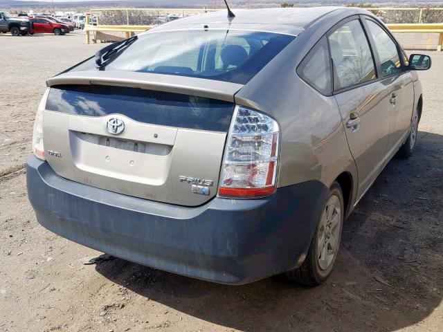 JTDKB20U997818929 - 2009 TOYOTA PRIUS GOLD photo 4