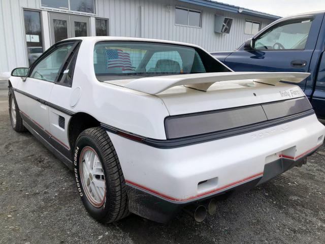 1G2AF37R1EP271483 - 1984 PONTIAC FIERO SE WHITE photo 3