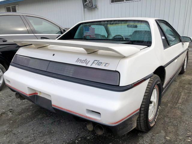 1G2AF37R1EP271483 - 1984 PONTIAC FIERO SE WHITE photo 4