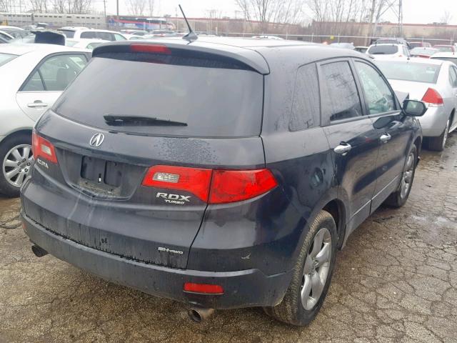 5J8TB18548A013046 - 2008 ACURA RDX TECHNO BLACK photo 4