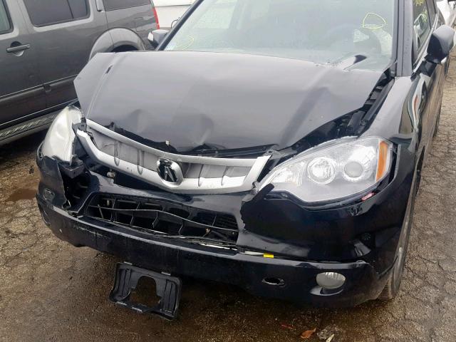 5J8TB18548A013046 - 2008 ACURA RDX TECHNO BLACK photo 9