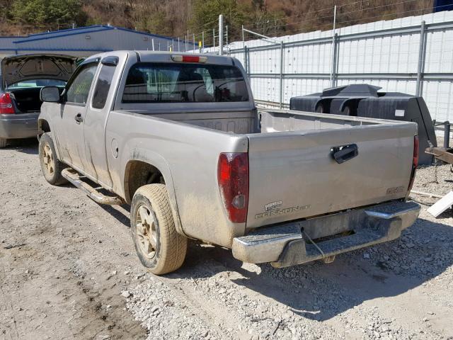 1GTDT196X58192350 - 2005 GMC CANYON BEIGE photo 3