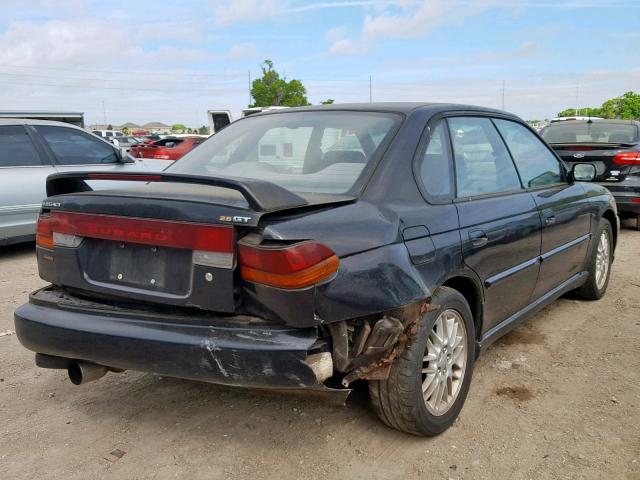 4S3BD6750V6216095 - 1997 SUBARU LEGACY GT BLACK photo 4