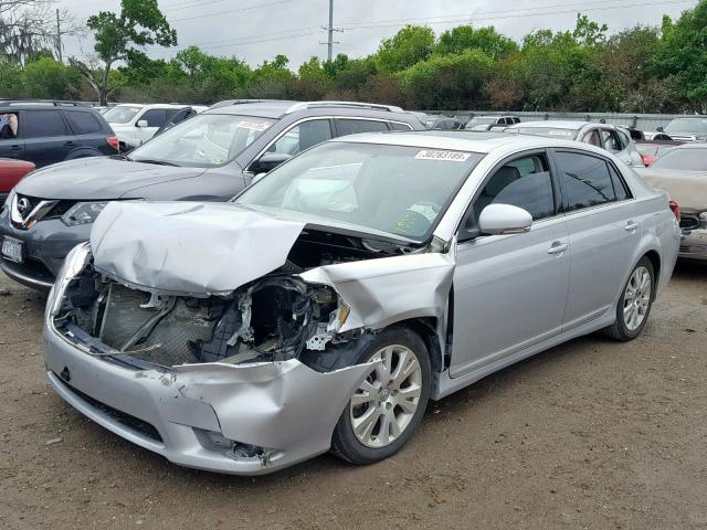 4T1BK3DB0BU431039 - 2011 TOYOTA AVALON BAS SILVER photo 2