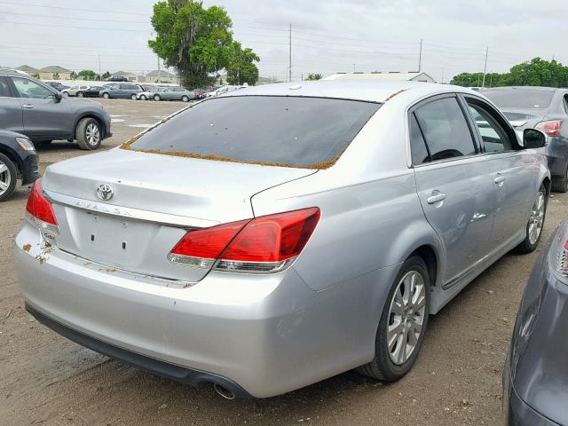 4T1BK3DB0BU431039 - 2011 TOYOTA AVALON BAS SILVER photo 4