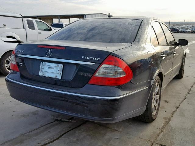 WDBUF22X88B322311 - 2008 MERCEDES-BENZ E 320 CDI BLACK photo 4