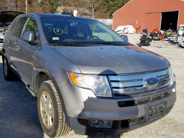 2FMDK38C58BA60406 - 2008 FORD EDGE SEL GRAY photo 1