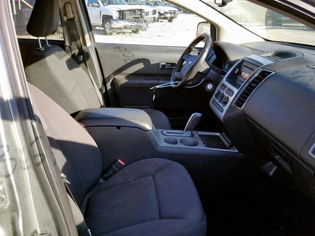 2FMDK38C58BA60406 - 2008 FORD EDGE SEL GRAY photo 5