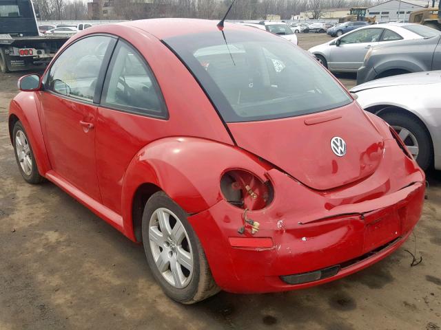 3VWRG31CX7M502239 - 2007 VOLKSWAGEN NEW BEETLE RED photo 3