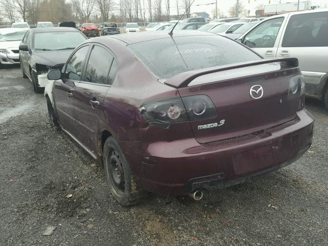 JM1BK323771634924 - 2007 MAZDA 3 S PURPLE photo 3