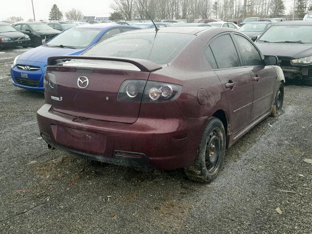 JM1BK323771634924 - 2007 MAZDA 3 S PURPLE photo 4