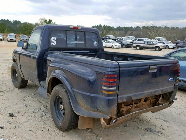 1FTCR10A5VPB07321 - 1997 FORD RANGER BLUE photo 3