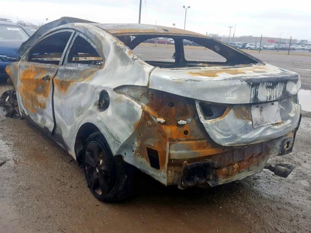 KMHDH6AE4DU005834 - 2013 HYUNDAI ELANTRA CO BURN photo 3