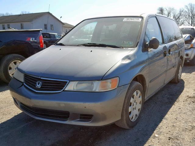 2HKRL1855YH609930 - 2000 HONDA ODYSSEY LX GRAY photo 2