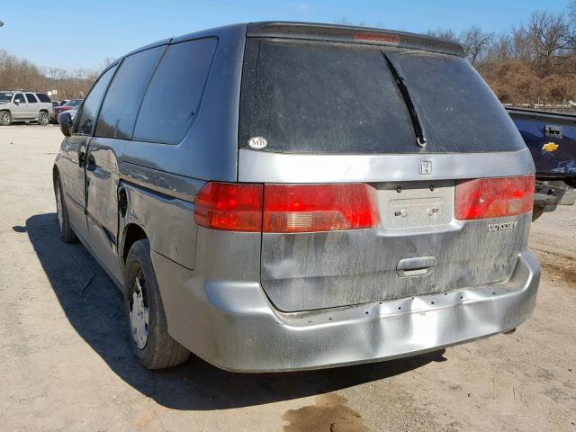 2HKRL1855YH609930 - 2000 HONDA ODYSSEY LX GRAY photo 3