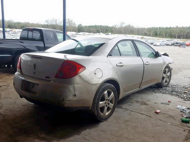 1G2ZH57NX84257500 - 2008 PONTIAC G6 GT SILVER photo 4