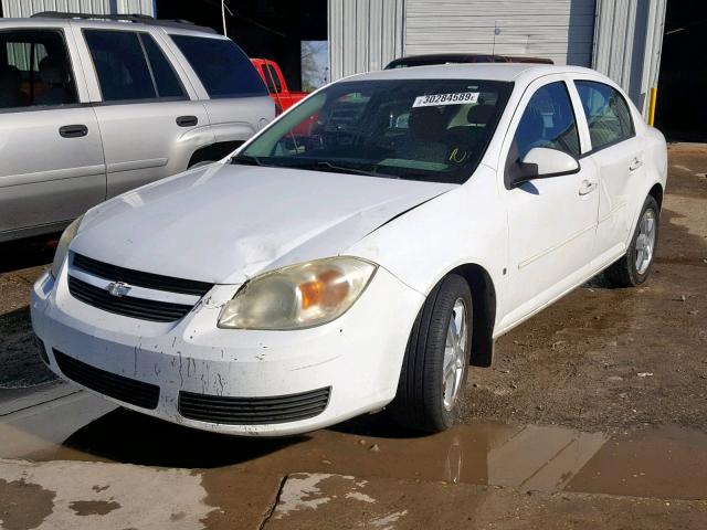 1G1AL55F967774956 - 2006 CHEVROLET COBALT LT WHITE photo 2