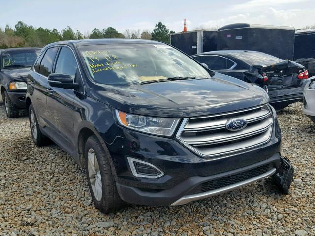 2FMPK3J94JBC32393 - 2018 FORD EDGE SEL BLACK photo 1