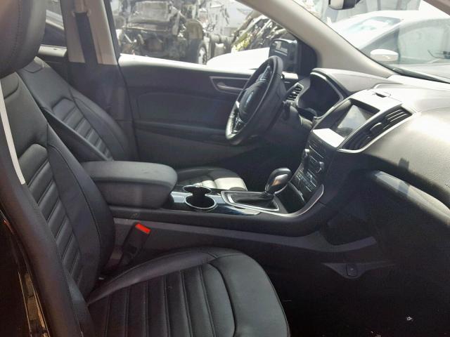 2FMPK3J94JBC32393 - 2018 FORD EDGE SEL BLACK photo 5