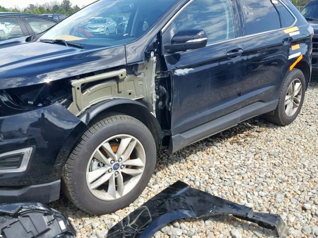 2FMPK3J94JBC32393 - 2018 FORD EDGE SEL BLACK photo 9