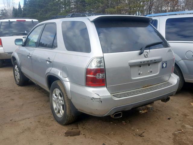 2HNYD18985H517656 - 2005 ACURA MDX TOURIN GRAY photo 3