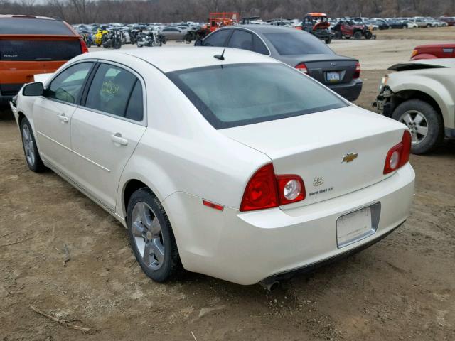 1G1ZD5EB3AF231548 - 2010 CHEVROLET MALIBU 2LT WHITE photo 3