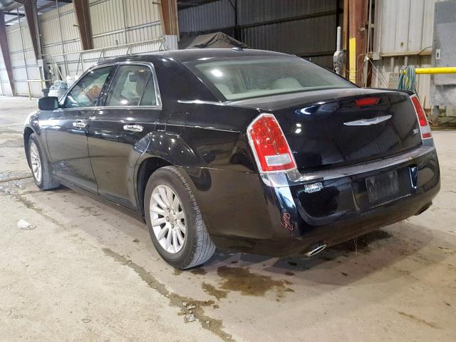 2C3CCAAG6DH572816 - 2013 CHRYSLER 300 BLACK photo 3