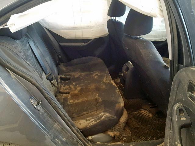 3VW2K7AJ3EM218924 - 2014 VOLKSWAGEN JETTA BASE GRAY photo 6