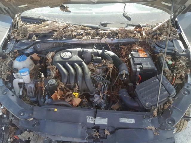 3VW2K7AJ3EM218924 - 2014 VOLKSWAGEN JETTA BASE GRAY photo 7