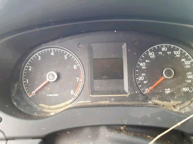 3VW2K7AJ3EM218924 - 2014 VOLKSWAGEN JETTA BASE GRAY photo 8