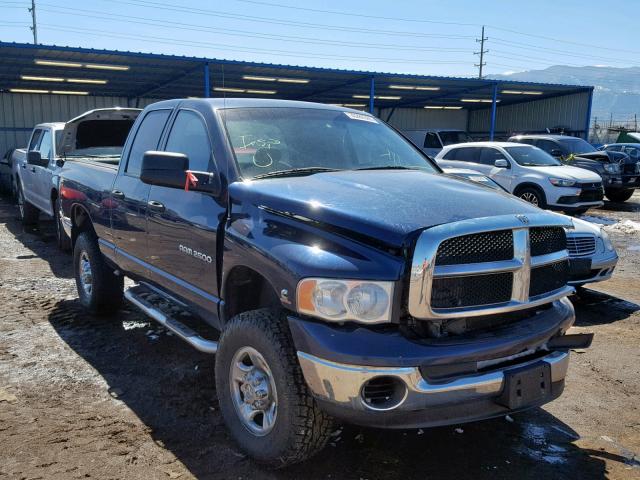 3D7KS28CX5G841233 - 2005 DODGE RAM 2500 S ლურჯი ფოტო 1