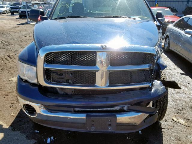 3D7KS28CX5G841233 - 2005 DODGE RAM 2500 S ლურჯი ფოტო 7