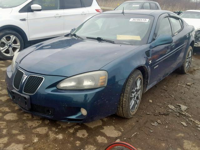 2G2WC54C551317145 - 2005 PONTIAC GRAND PRIX BLUE photo 2