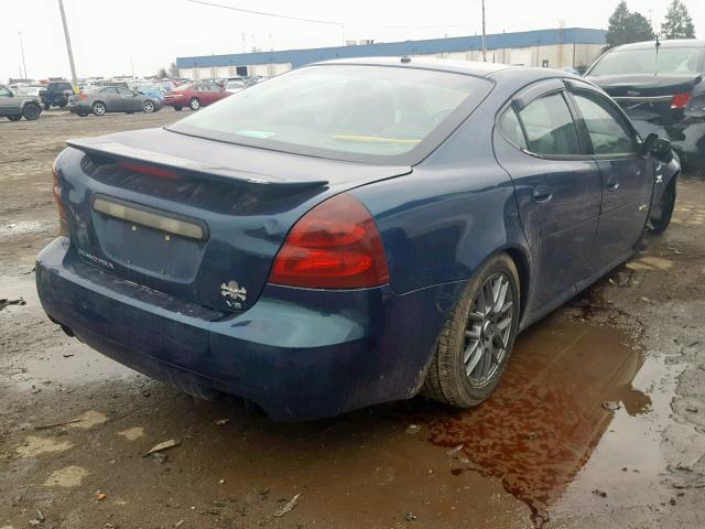 2G2WC54C551317145 - 2005 PONTIAC GRAND PRIX BLUE photo 4