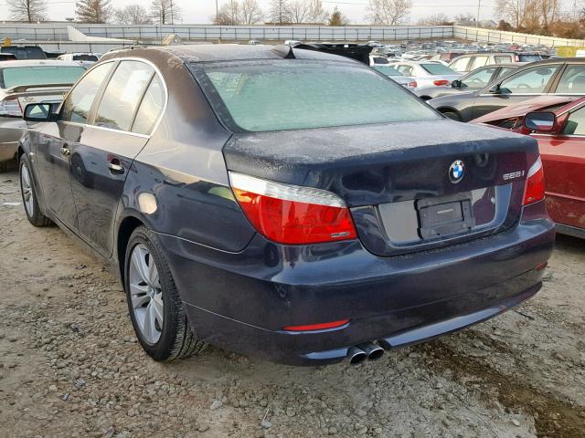 WBANV13539C154103 - 2009 BMW 528 XI BLUE photo 3