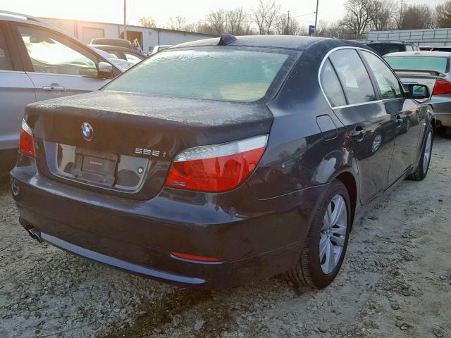 WBANV13539C154103 - 2009 BMW 528 XI BLUE photo 4