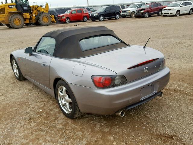 JHMAP11483T002183 - 2003 HONDA S2000 SILVER photo 3