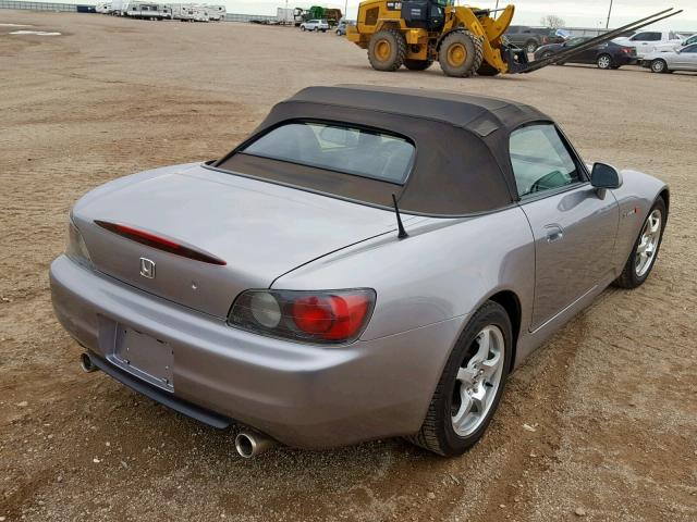 JHMAP11483T002183 - 2003 HONDA S2000 SILVER photo 4