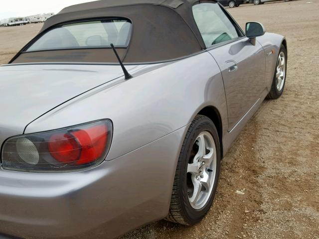 JHMAP11483T002183 - 2003 HONDA S2000 SILVER photo 9