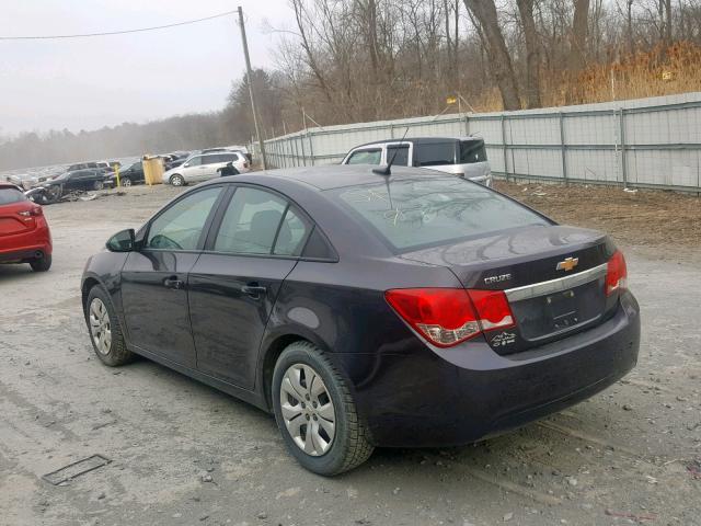 1G1PA5SH9E7196412 - 2014 CHEVROLET CRUZE LS BLUE photo 3