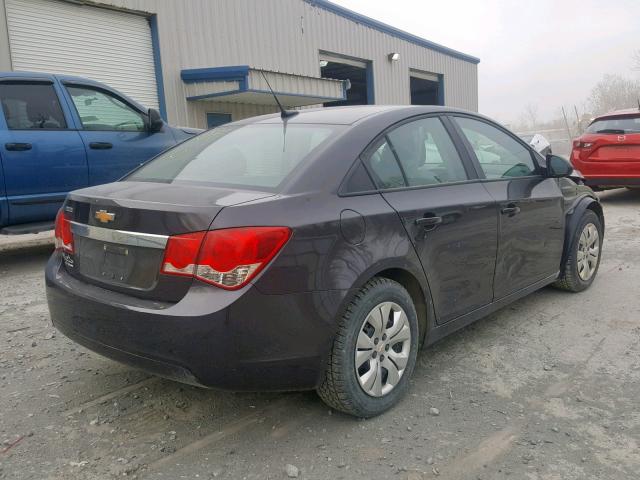 1G1PA5SH9E7196412 - 2014 CHEVROLET CRUZE LS BLUE photo 4