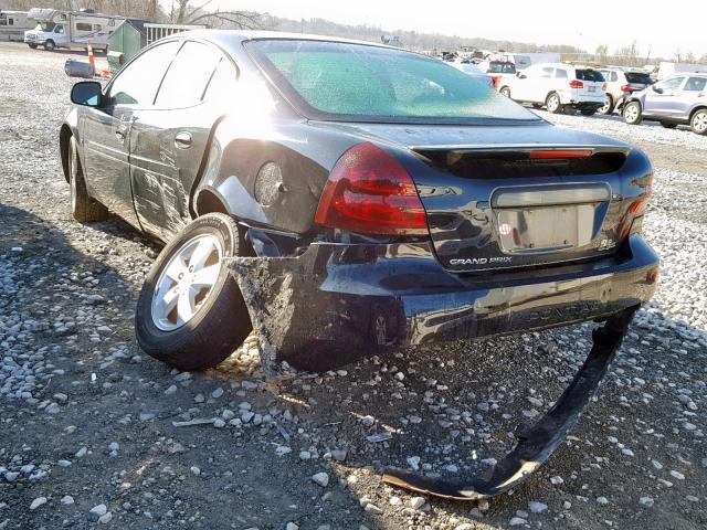 2G2WP552181113294 - 2008 PONTIAC GRAND PRIX BLACK photo 3