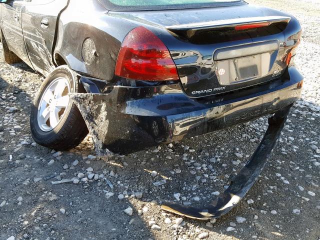 2G2WP552181113294 - 2008 PONTIAC GRAND PRIX BLACK photo 9