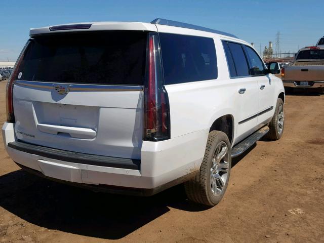 1GYS3HKJ3GR146283 - 2016 CADILLAC ESCALADE E WHITE photo 4