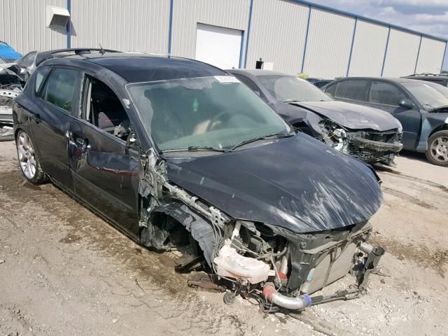 JM1BK34M281185031 - 2008 MAZDA SPEED 3 შავი ფოტო 1